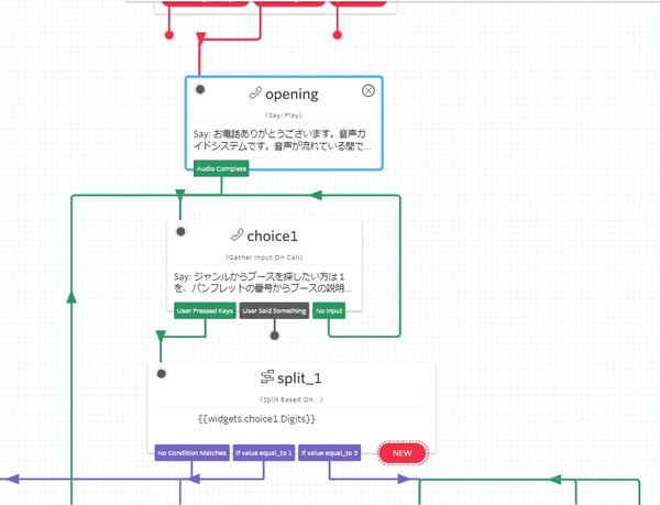 twilioのstudioでフローを手軽に作成