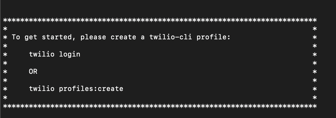 Twilio-cli-install